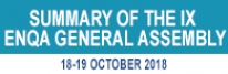 Summary of the 9th ENQA General Assembly  in 18-19 October, 2018