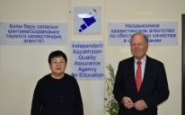 Managing Director of FIBAA, Dr. Birger Hendriks, visited the Independent Kazakh Agency for Quality Assurance in Education (IQAA)