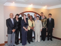 The meeting of the representatives of the Independent Kazakh Agency for Quality Assurance in Education with the managers of American universities