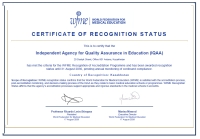 IQAA Дүниежүзілік медициналық білім беру федерациясының (WFME) тану мәртебесін алды
